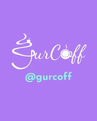 Logo de GurCoff con su perfil de redes sociales @gurcoff